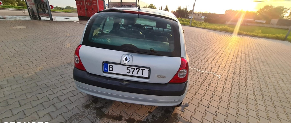 Renault Clio cena 4800 przebieg: 123690, rok produkcji 2004 z Chocianów małe 191